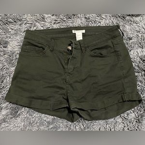 H&M Olive Green Shorts